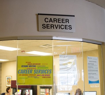 Career Services Sign