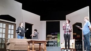 rehearse for the college production of The Hollow by Agatha Christie
