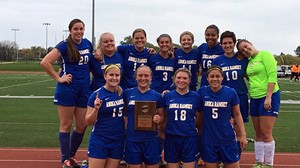 The Anoka-Ramsey Community College Women’s Soccer team (shown) claimed the 2016 NJCAA District D Championship on Saturday, Oct. 29 in the Chicago area. The team will play in the NJCAA Division III National Tournament Nov. 10 - 13 in Toms River, New Jersey.