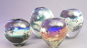 Blown glass Art by Erik Wiger