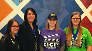 Lisa Harris presented with PTK Distinguished College Administrator Award