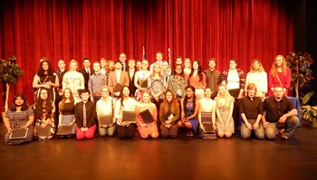 Anoka-Ramsey Community College Coon Rapids Campus recently honored its outstanding students for the 2017-2018 academic year. Pictured are the recipients in attendance during the May 2 ceremony.