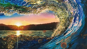 “Ocean Beach, Sunset”, by Carolynn Helland.